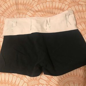 PINK workout yoga shorts -Small